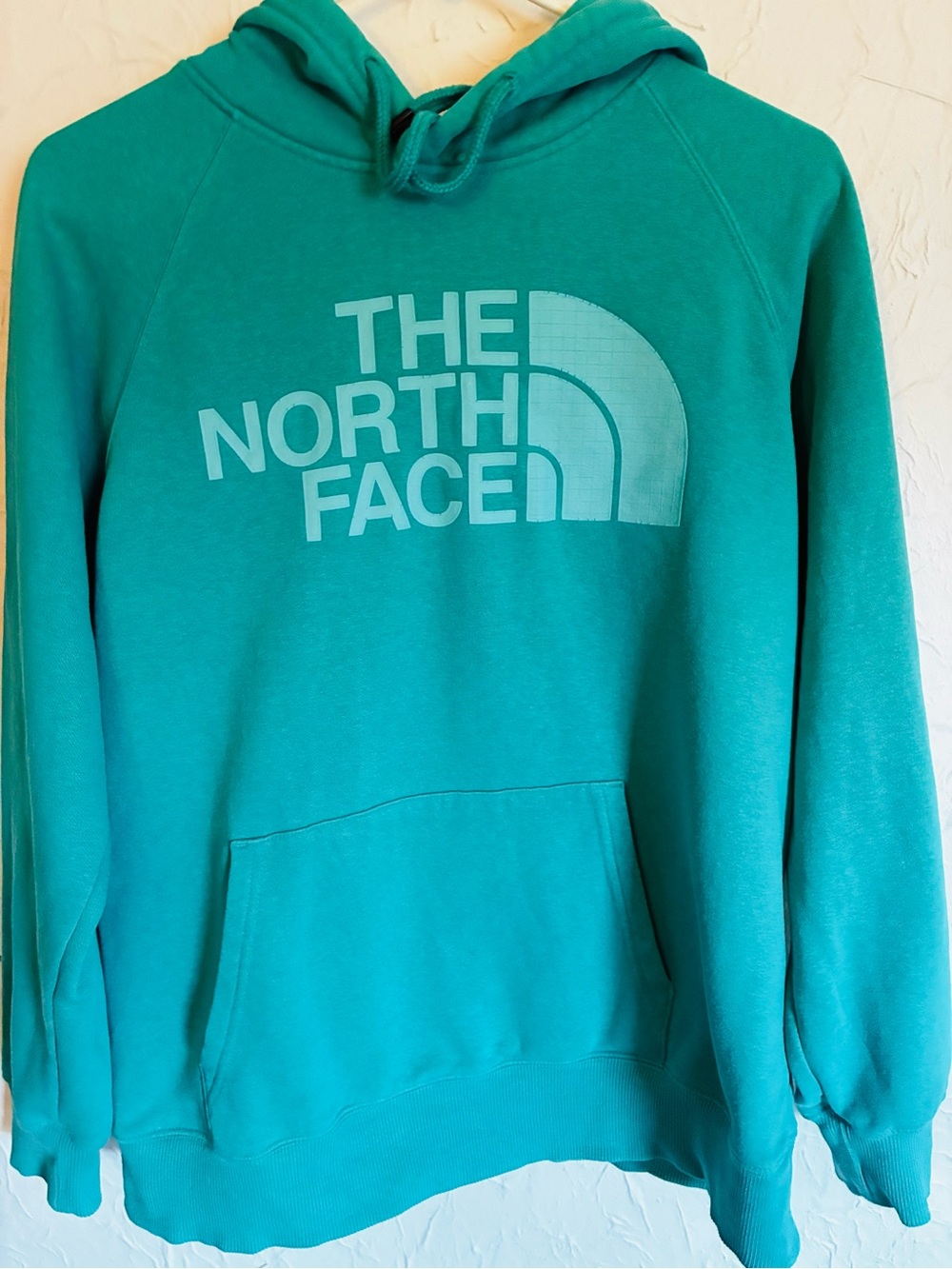 💥Comfy💥The North Face Women’s Teal Crewneck Hoodie - Picture 7 of 14